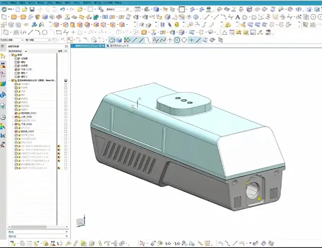 aluminum cnc part cad design