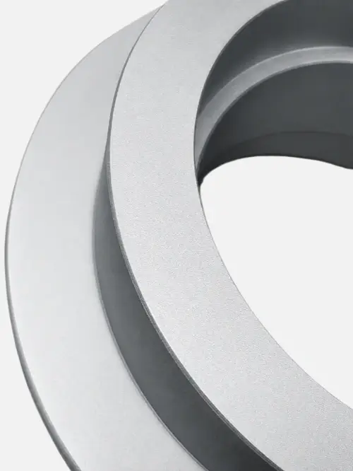 clear anodized aluminum finish