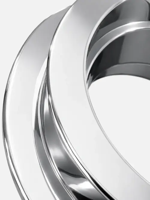polished aluminum finish