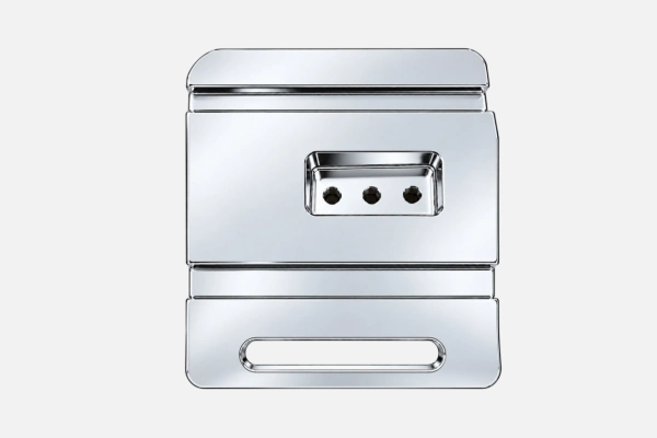 Plastic parts with electroplating surface finishing