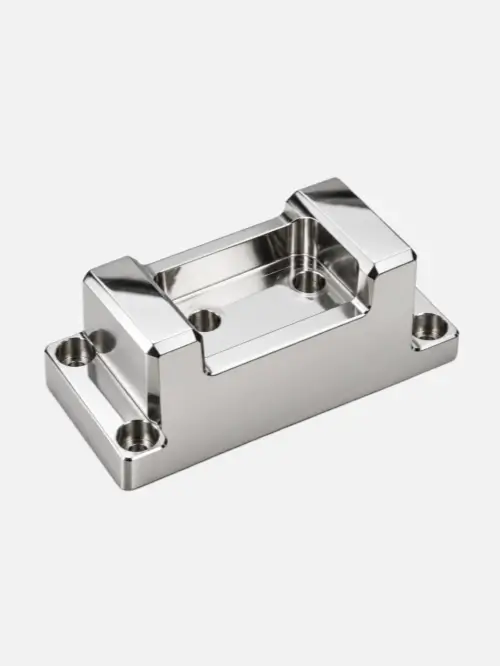 polished stainless steel cnc part
