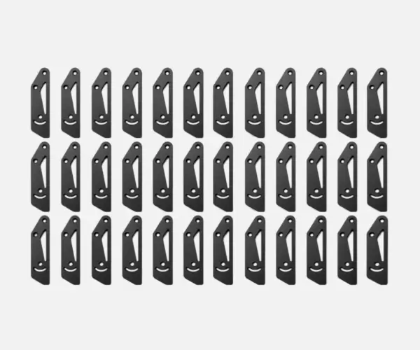 black anodized aluminum cnc parts