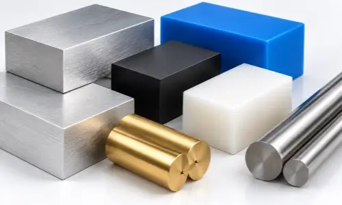 cnc machining metal and plastic materials